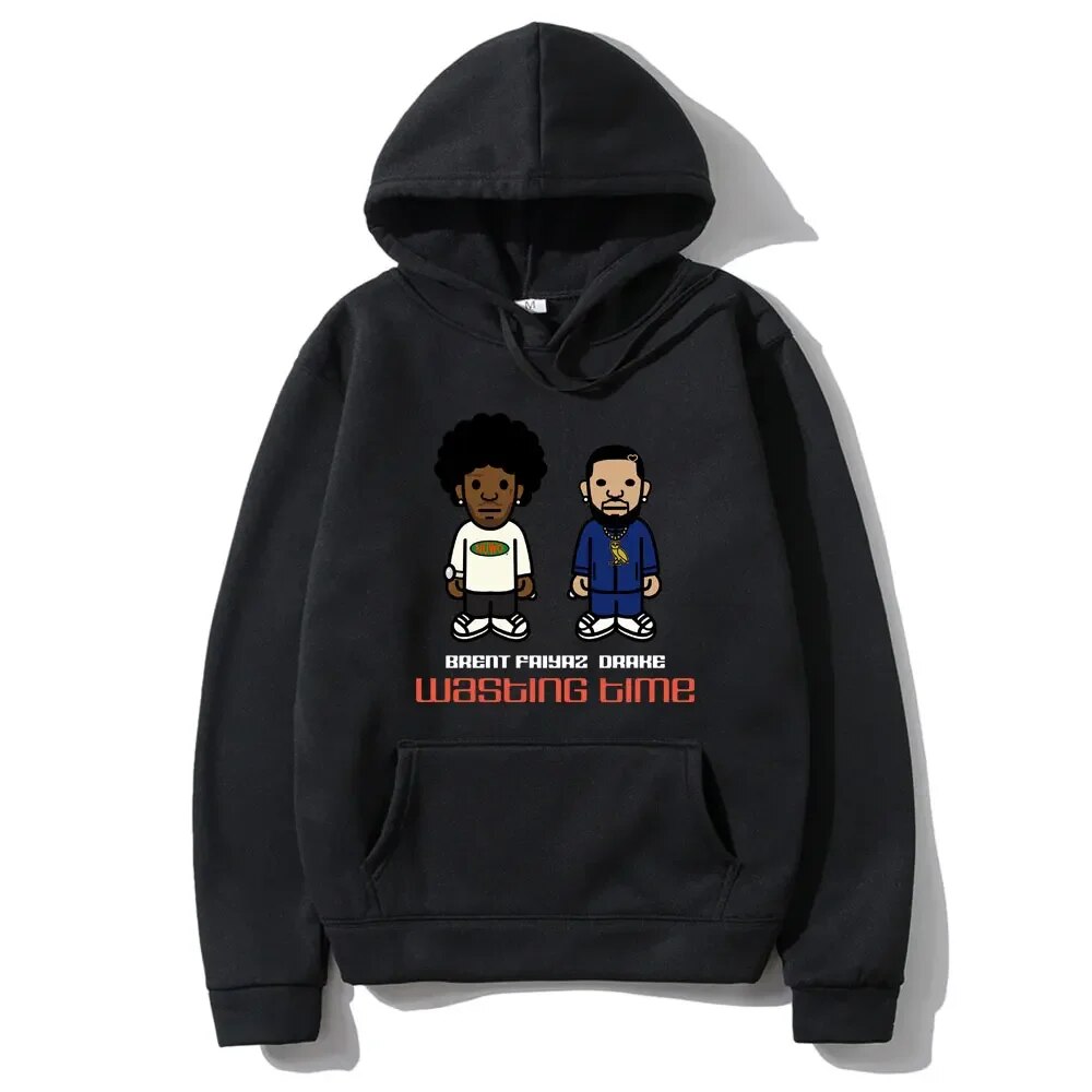 Tuledai Rapper Brent Faiyaz Drake Wasting Time Music Album Graphic Hoodie