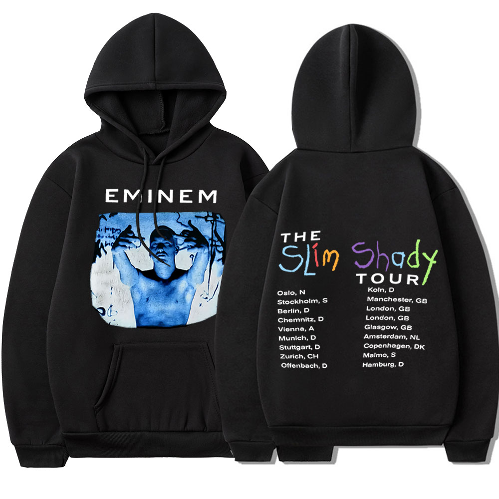 Sheruniverse Eminem Slim Shady Tour Double Sided Print Hoodie