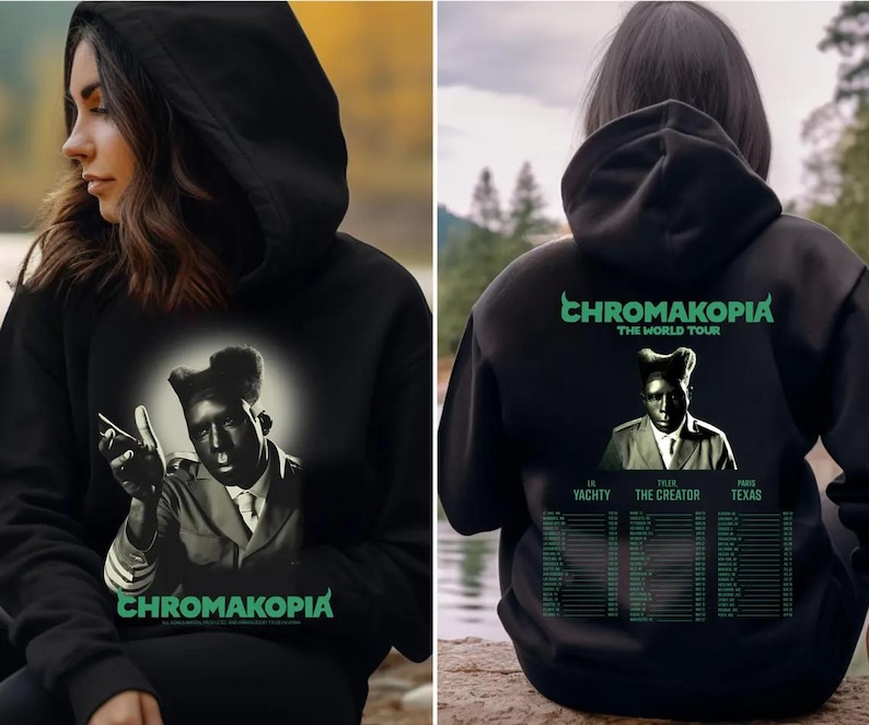 Tyler The Creator Chromakopia Tyler The Creator Chromakopia Vintage Tee - Unisex Hoodie