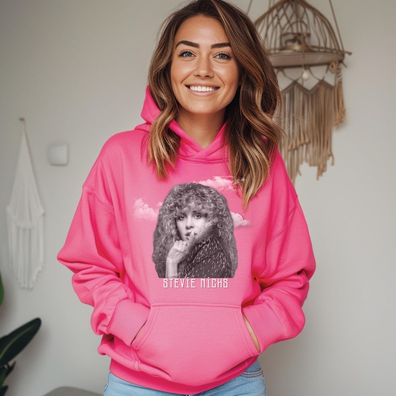 Stevie Nicks Hoodie Vintage Stevie Nicks Fan Hooded
