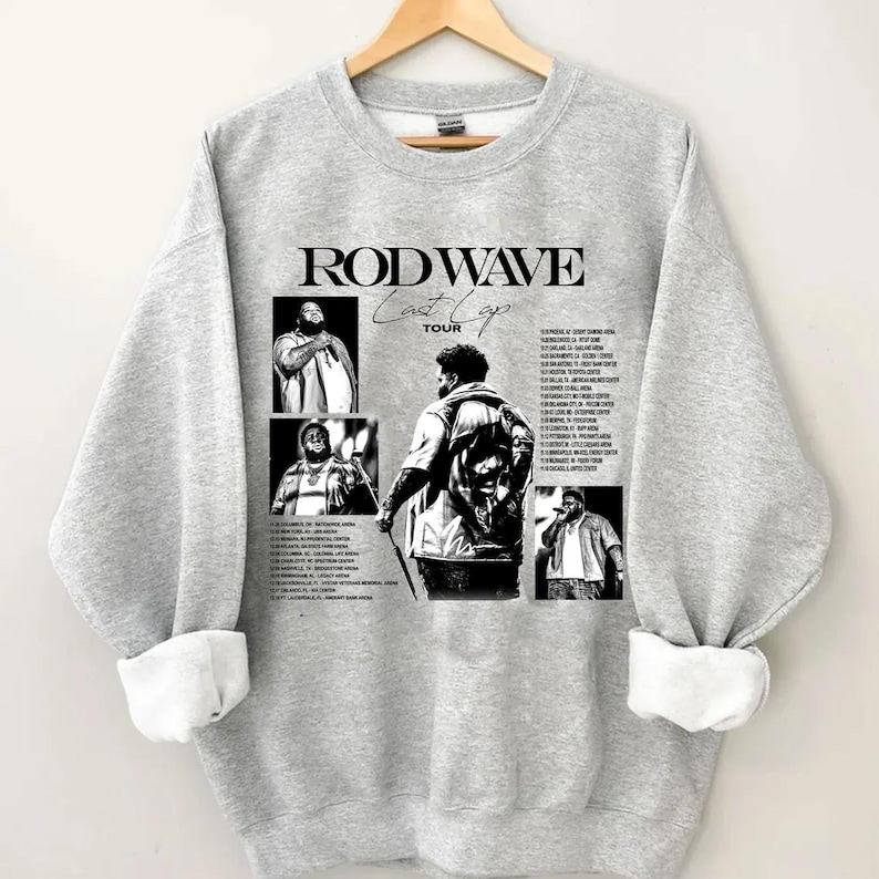Vintage Rod Wave Sweatshirt, Rod Wave Last Lap Concert Tour, Rod Wave Graphic Tee Unisex, Rod Wave Gift For Fan