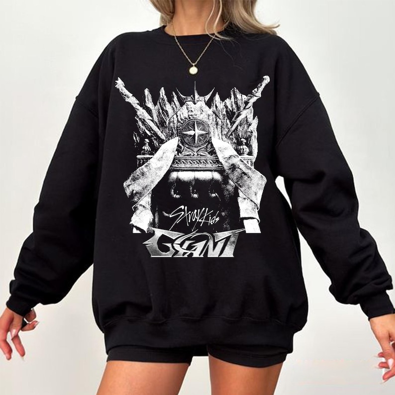 Stray Kids Giant Album Graphic Sweatshirt Stray Kids Dominate World Tour Shirt