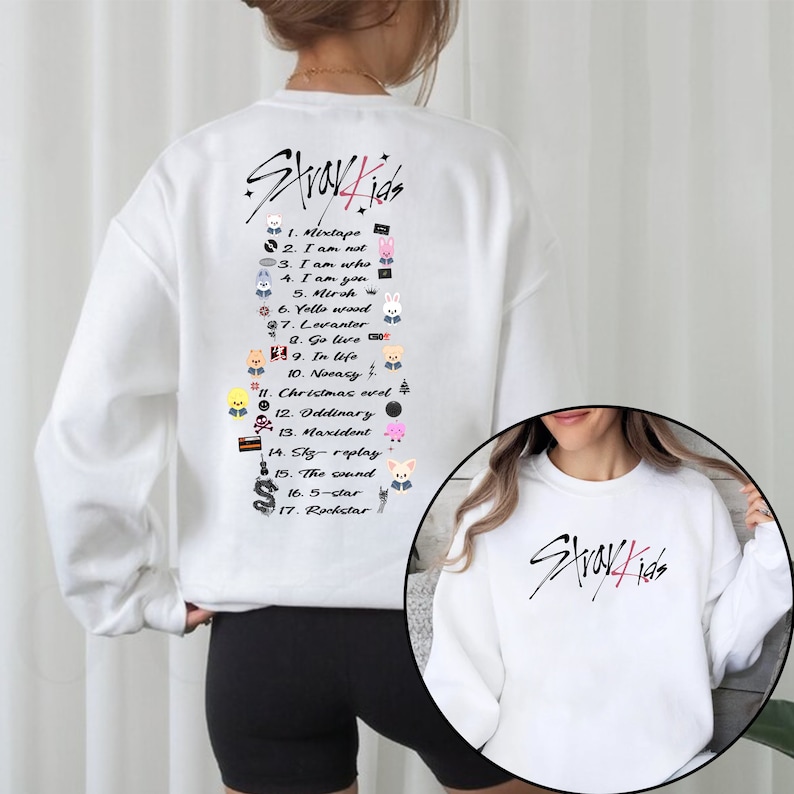 Stray Kids All Albums Sweatshirt Skz Rock Star Shirt