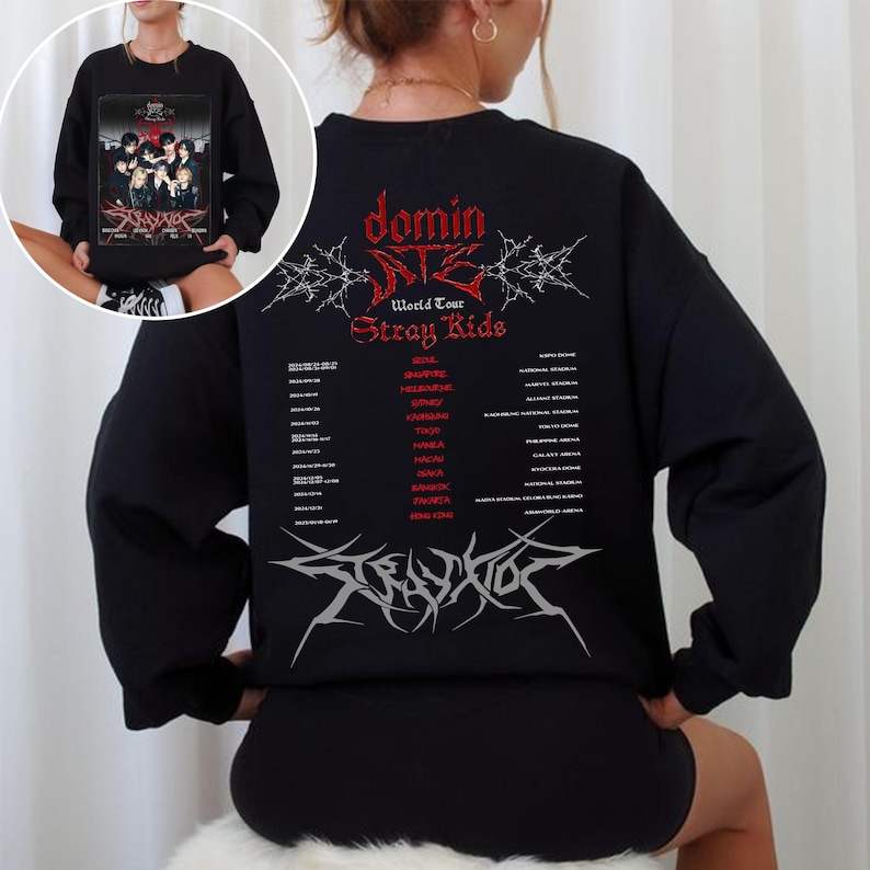 Stray Kids Dominate World Tour Sweatshirt Stray Kids Ate Shirt
