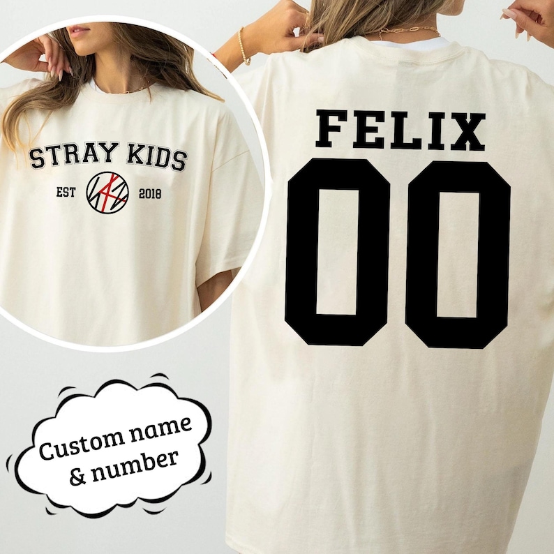 Stray Kids Member Group Sweatshirt Customize Stray Kids Kpop Shirt