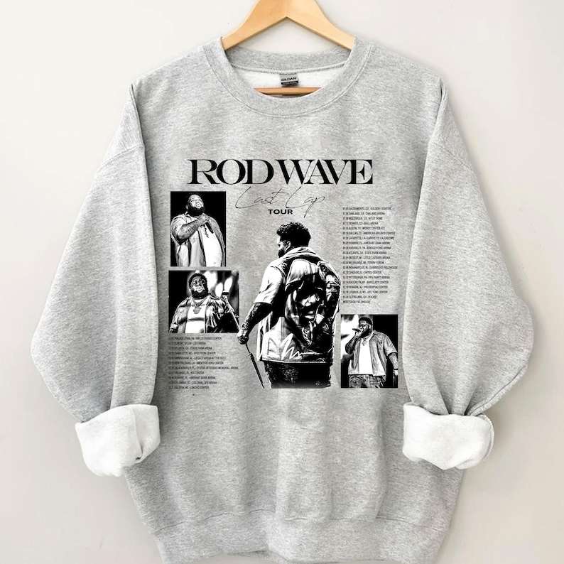 Vintage Rod Wave Sweatshirt Rod Wave Last Lap Concert Tour