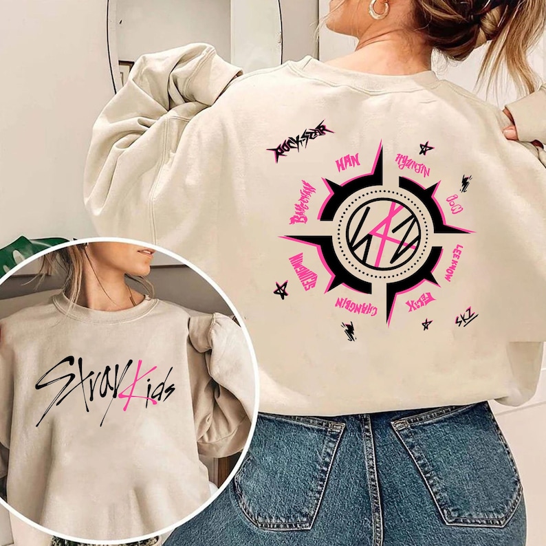 Stray Kids Album Sweatshirt Stray Kids Kpop Character