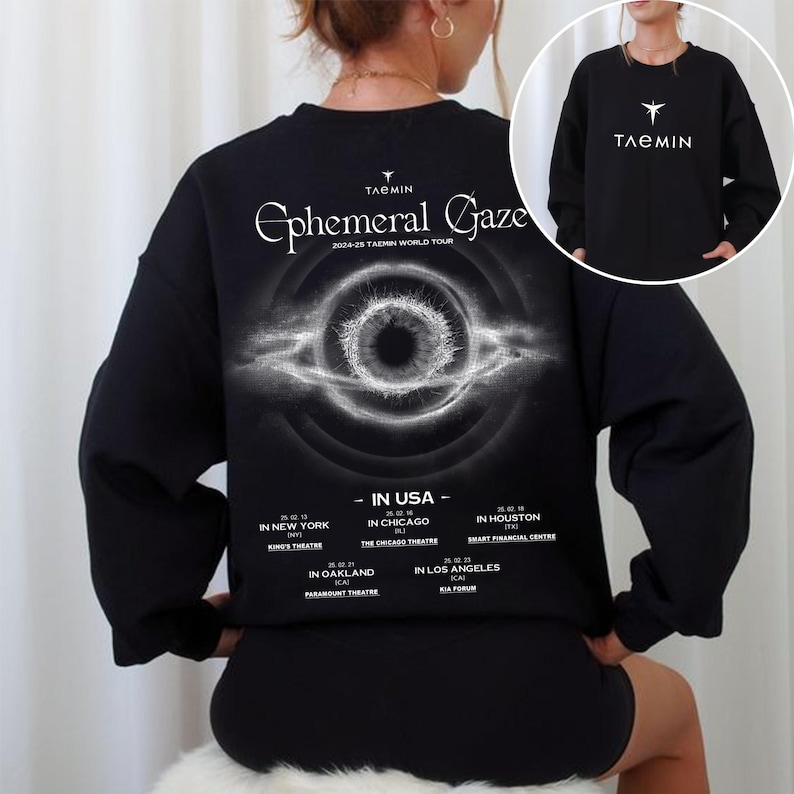 Taemin Ephemeral Gaze Tour 2025 Sweatshirt Taemin Eternal Album Shirt