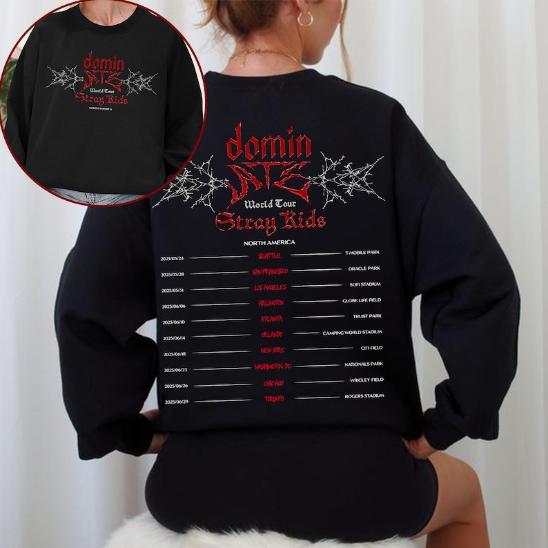 Stray Kids Dominate World Tour Us 2025 Sweatshirt Stray Kids Hop Album Shirt