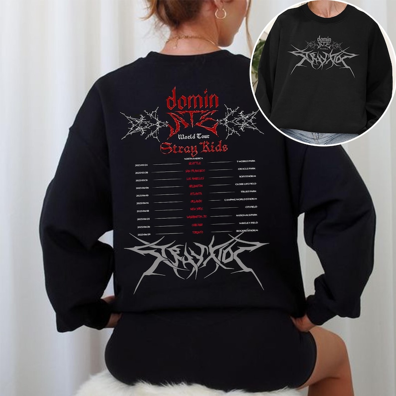 Stray Kids Dominate World Tour Us 2025 Sweatshirt Stray Kids Hop Album Shirt