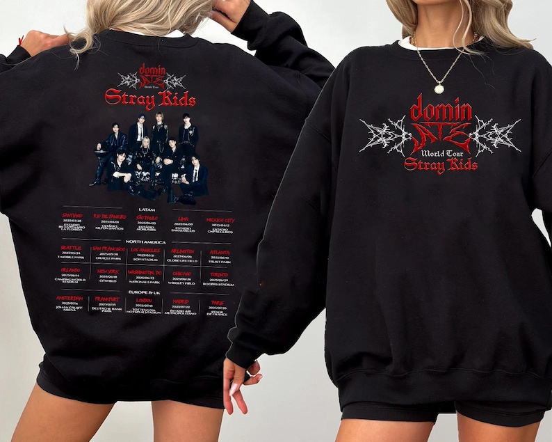 Stray Kids Dominate World Tour Us 2025 Sweatshirt Stray Kids Ate Album Shirt