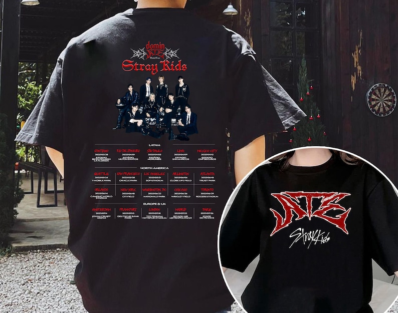 Stray Kids Dominate World Tour Sweatshirt Stray Kids Europe Shirt
