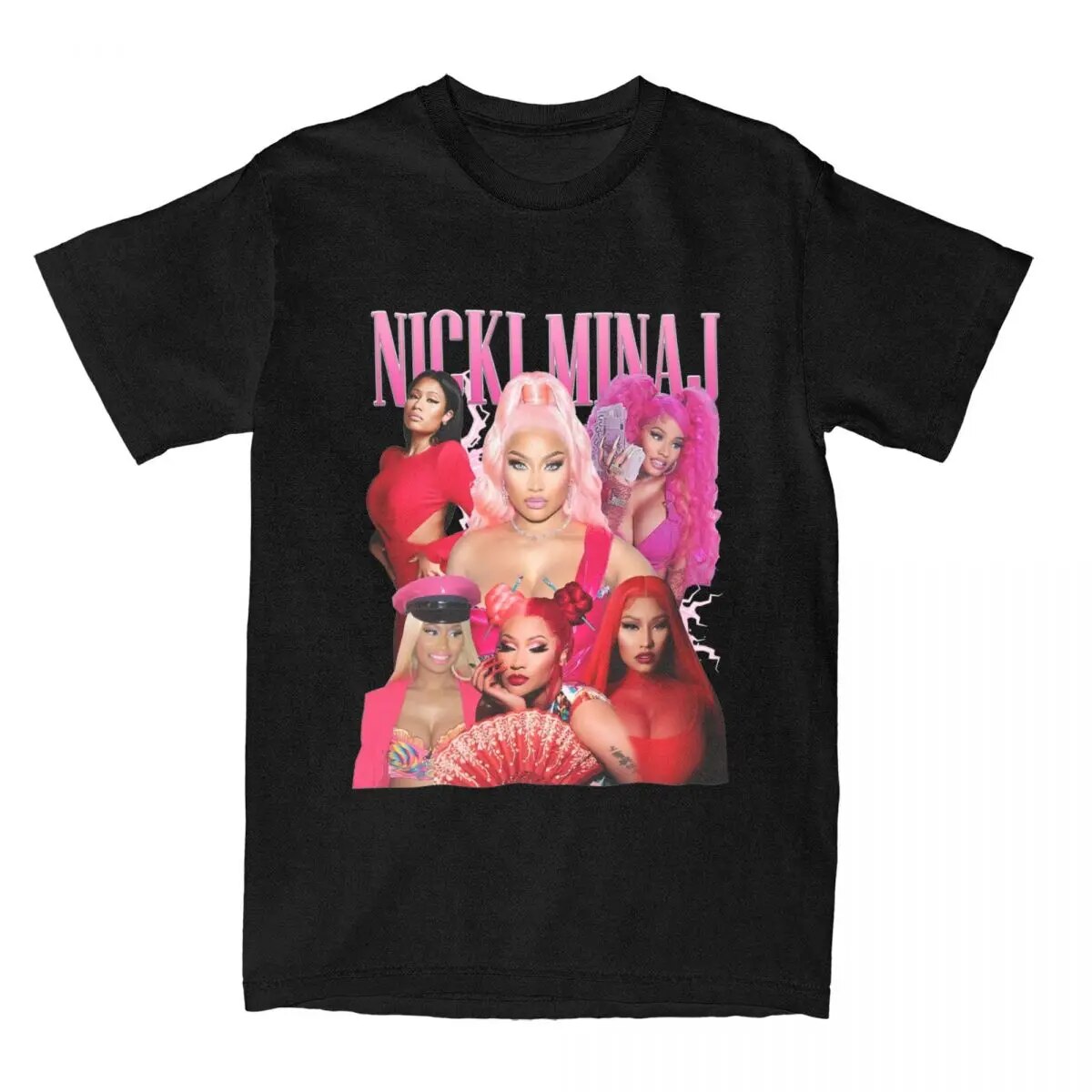 Sheruniverse Nicki Minaj Rapper Shirt Men Humorous Shirt O Neck shirt Tops Big Size