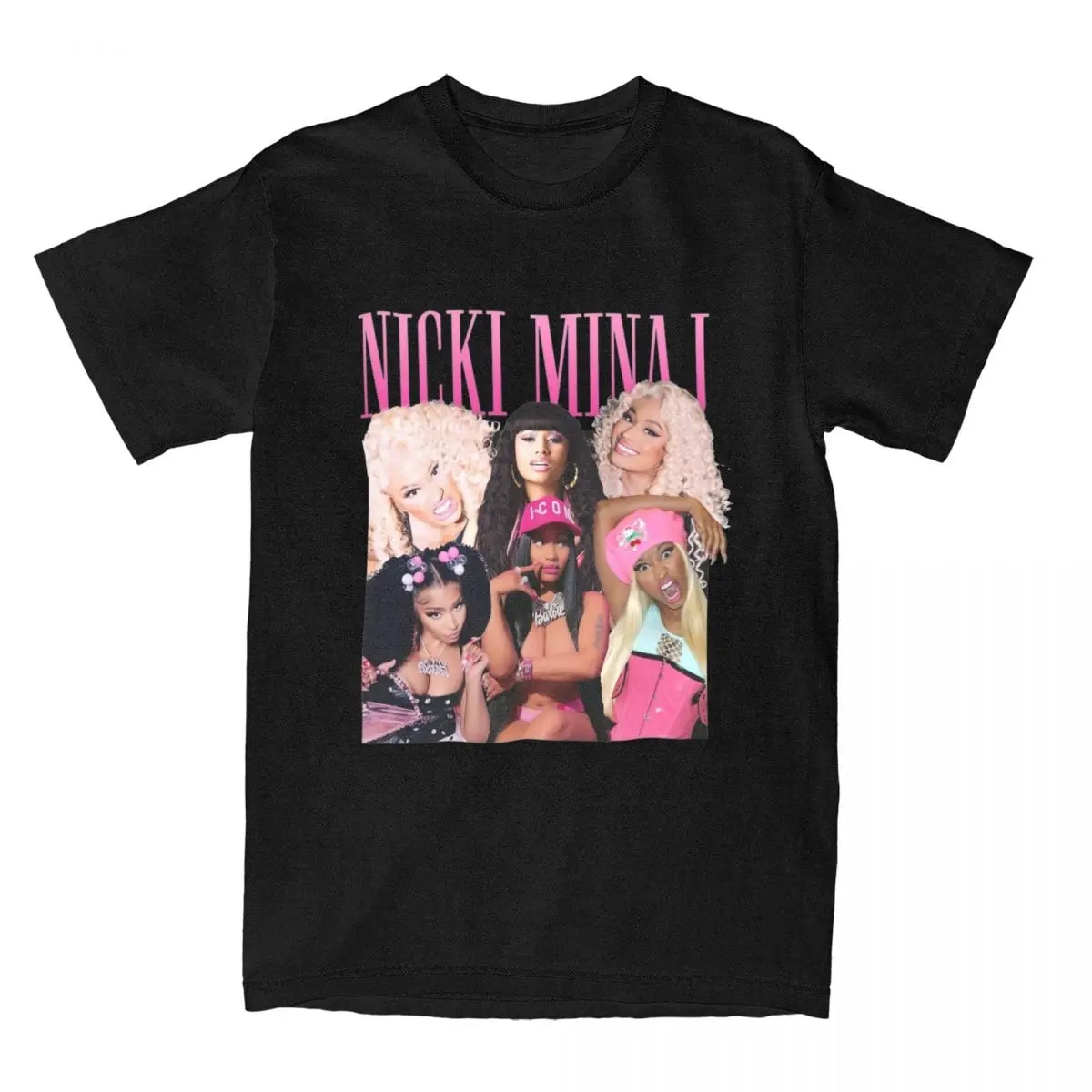 Sheruniverse Nicki Minaj Rapper Men'S Shirt Vintage O Neck Shirt Pure New Arrival Tops