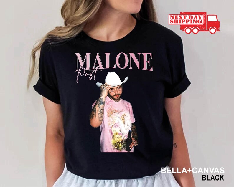 Vintage Post Malone Shirt Malone Rap Music Shirt Post Malone F1 Trillion Tour Shirt