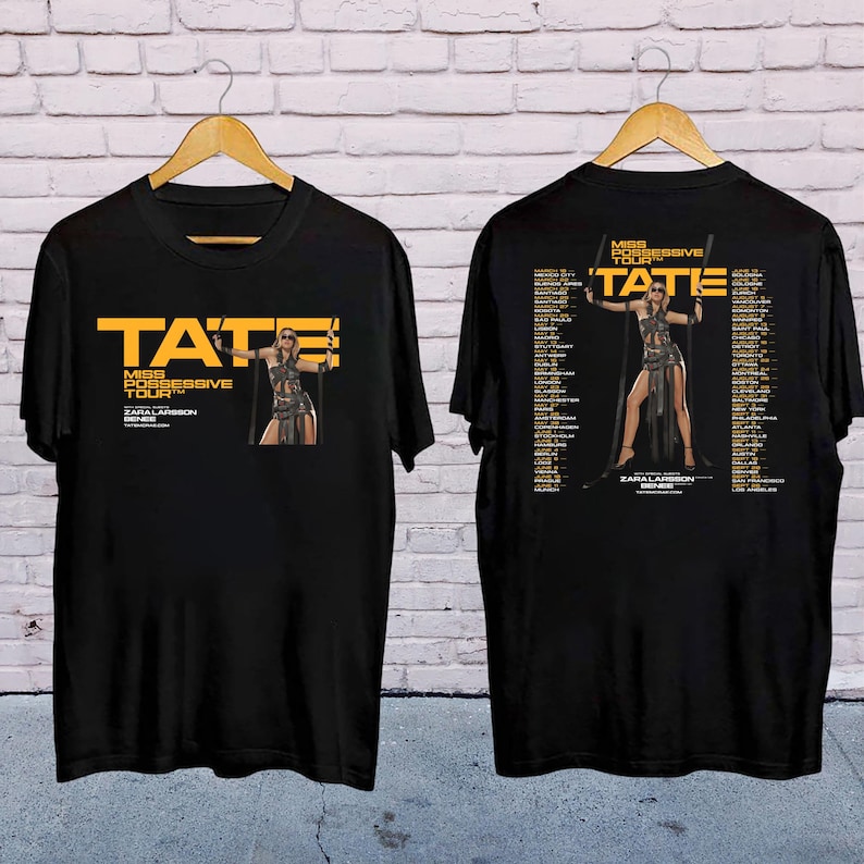 Tate Mcrae Miss Possessive Tour 2025 Shirt Tate Mcrae 2025 Concert Tate Mcrae Fan Gifshirt