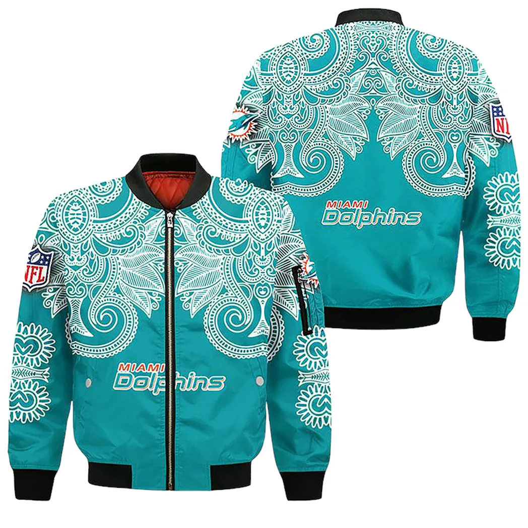 Miami Dolphins Bomber Jacket Limited Edition For Men Women