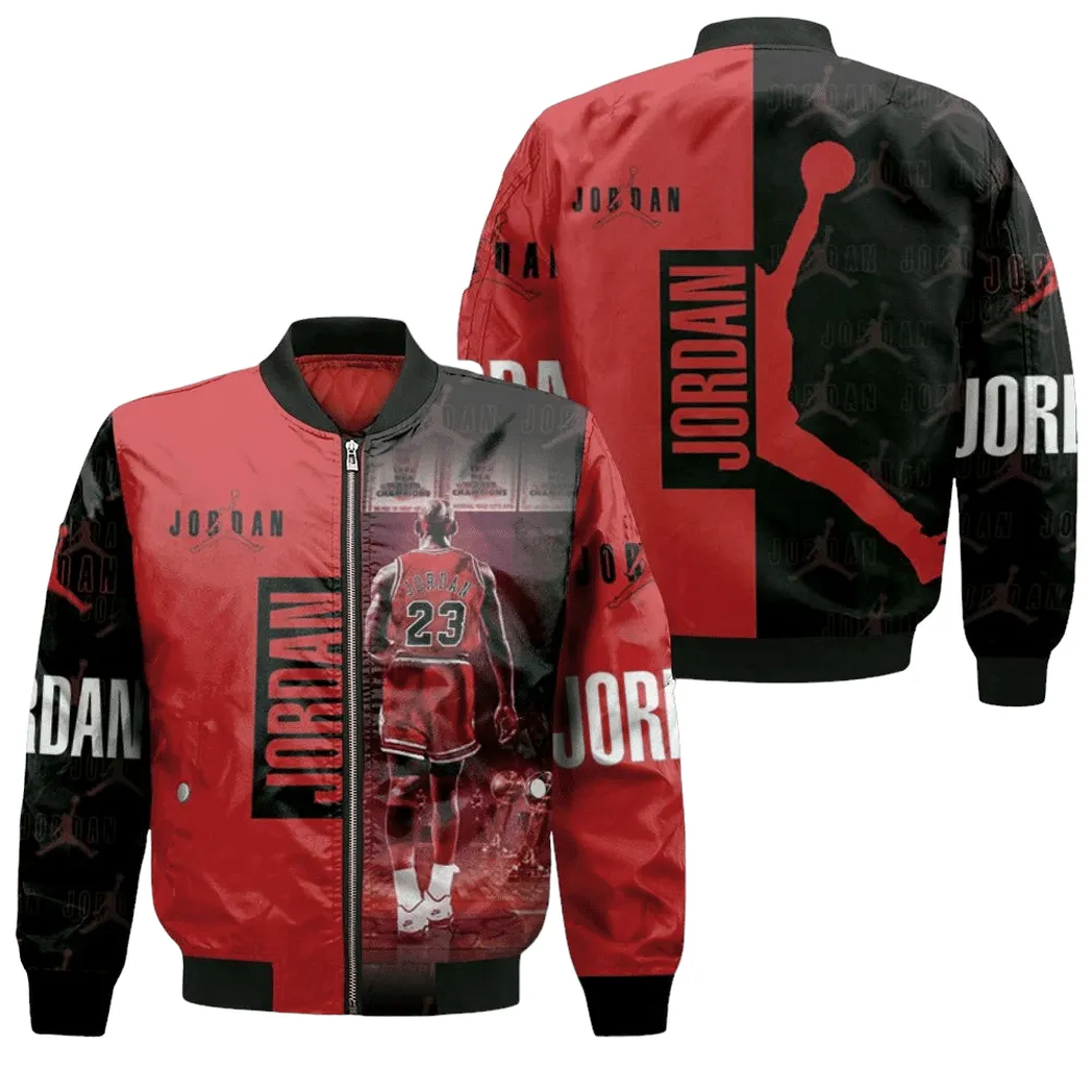 Nba Legend Chicago Bulls Michael Jordan 23 Bomber Jacket For Men Women