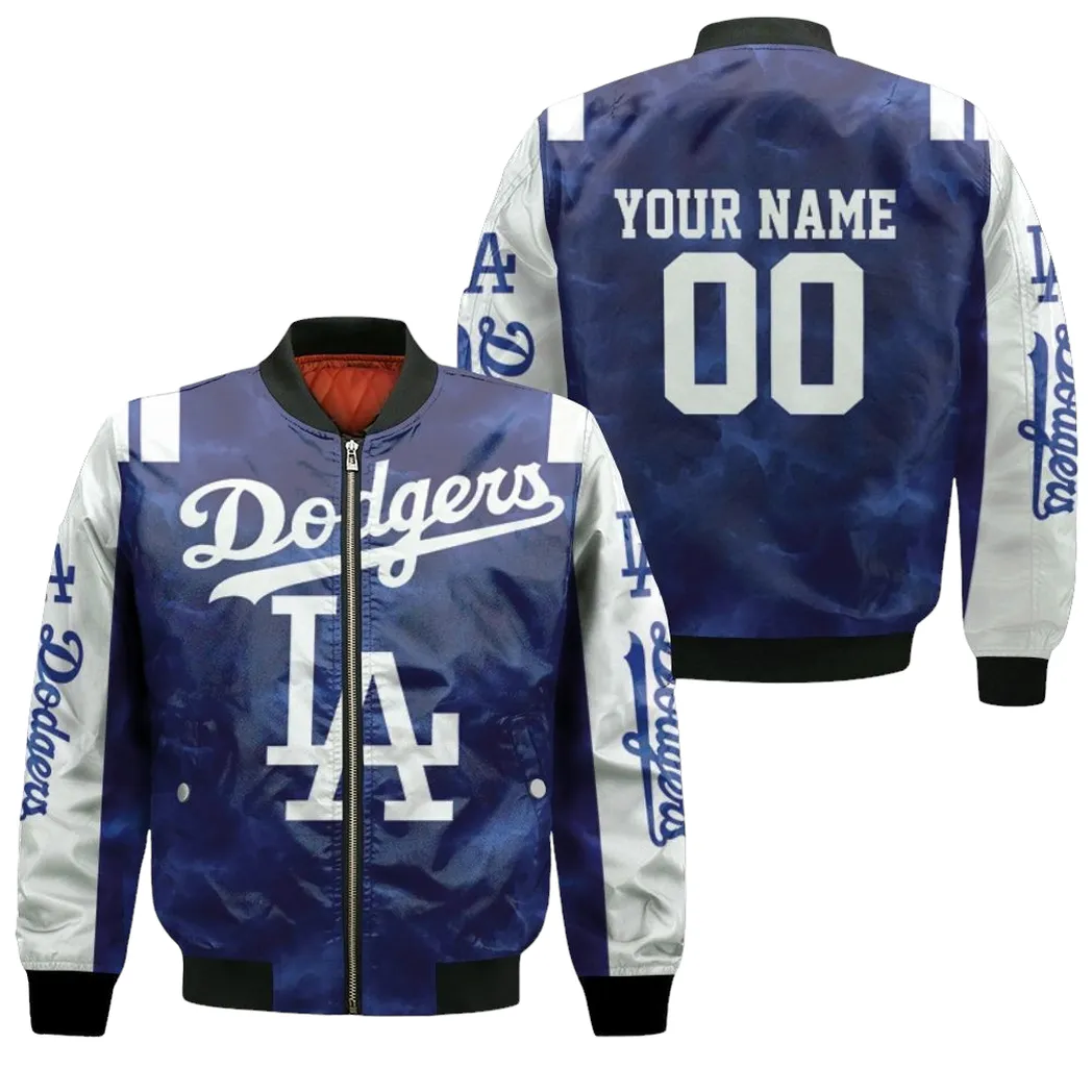 Los Angeles Dodgers Mlb Fan 3D Personalized Bomber Jacket For Men Women