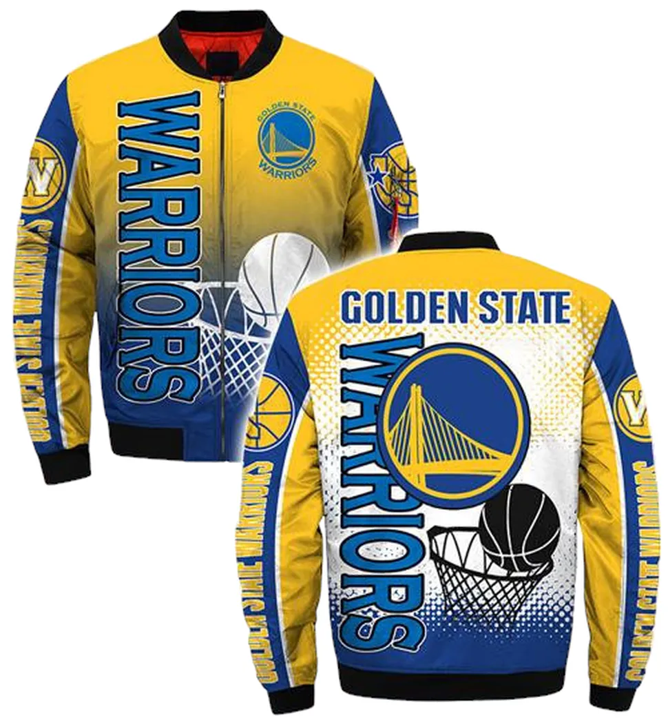 Golden State Warriors Bomber Jacket For Men