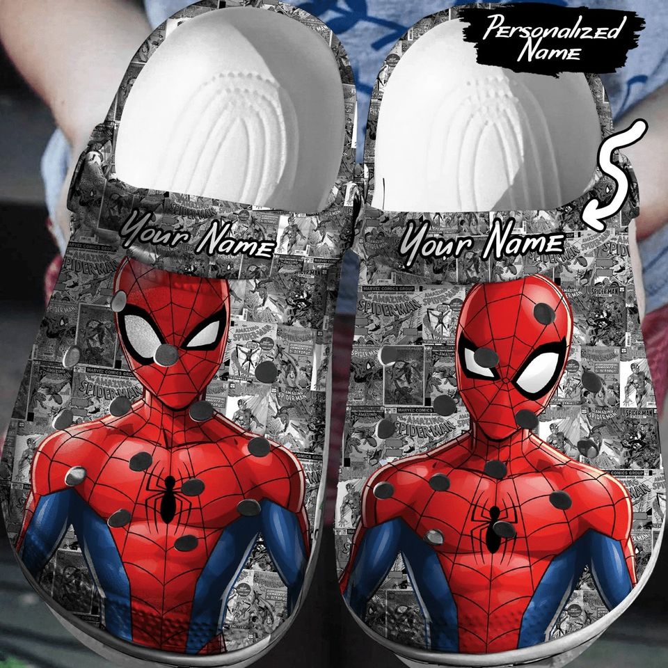 Personalized Spiderman Movie Cartoon Crocs