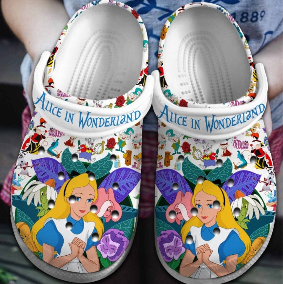Alice In Wonderland Cartoon Movie Crocs