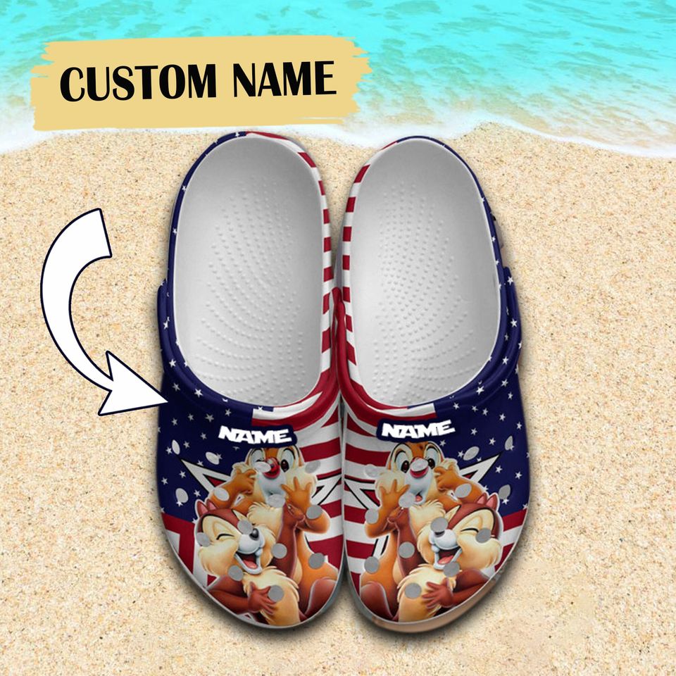 Custom Chip n Dale 4th Of July 4th Of July Crocs
