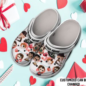 Personalized Horror Valentines Day Crocs Shoes
