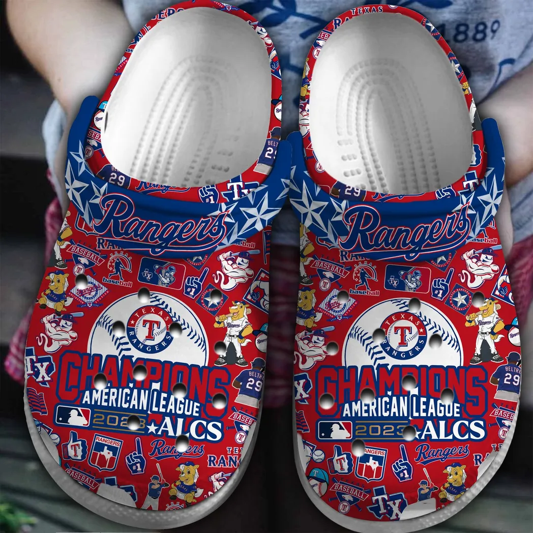 Texas Rangers MLB Crocs Clogs, Texas Rangers Crocs - GNL14601