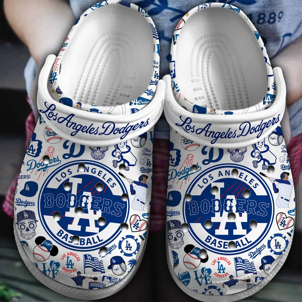 Los Angeles Dodgers MLB Crocs Clogs, Los Angeles Crocs - GNL14603