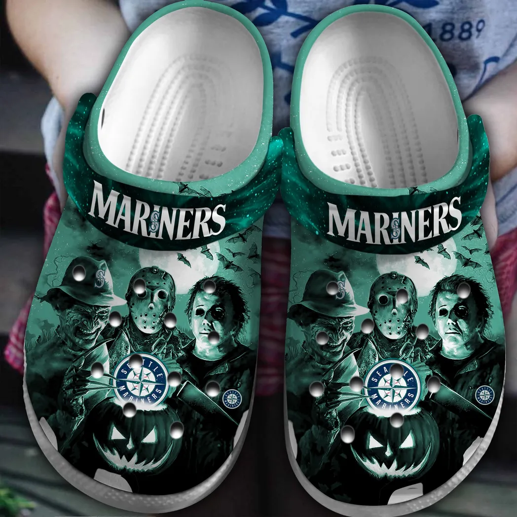Seattle Mariners MLB Crocs Clogs, Seattle Mariners Crocs - GNL14619
