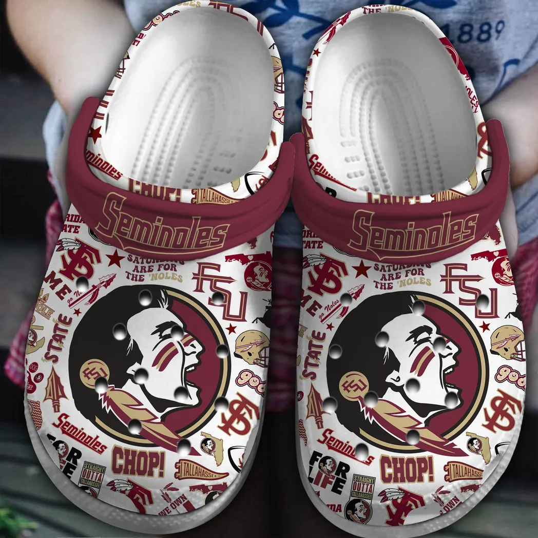 Florida State Seminoles 2025 NCAA Sport Crocs Clogs, Florida State Crocs - GNL14604