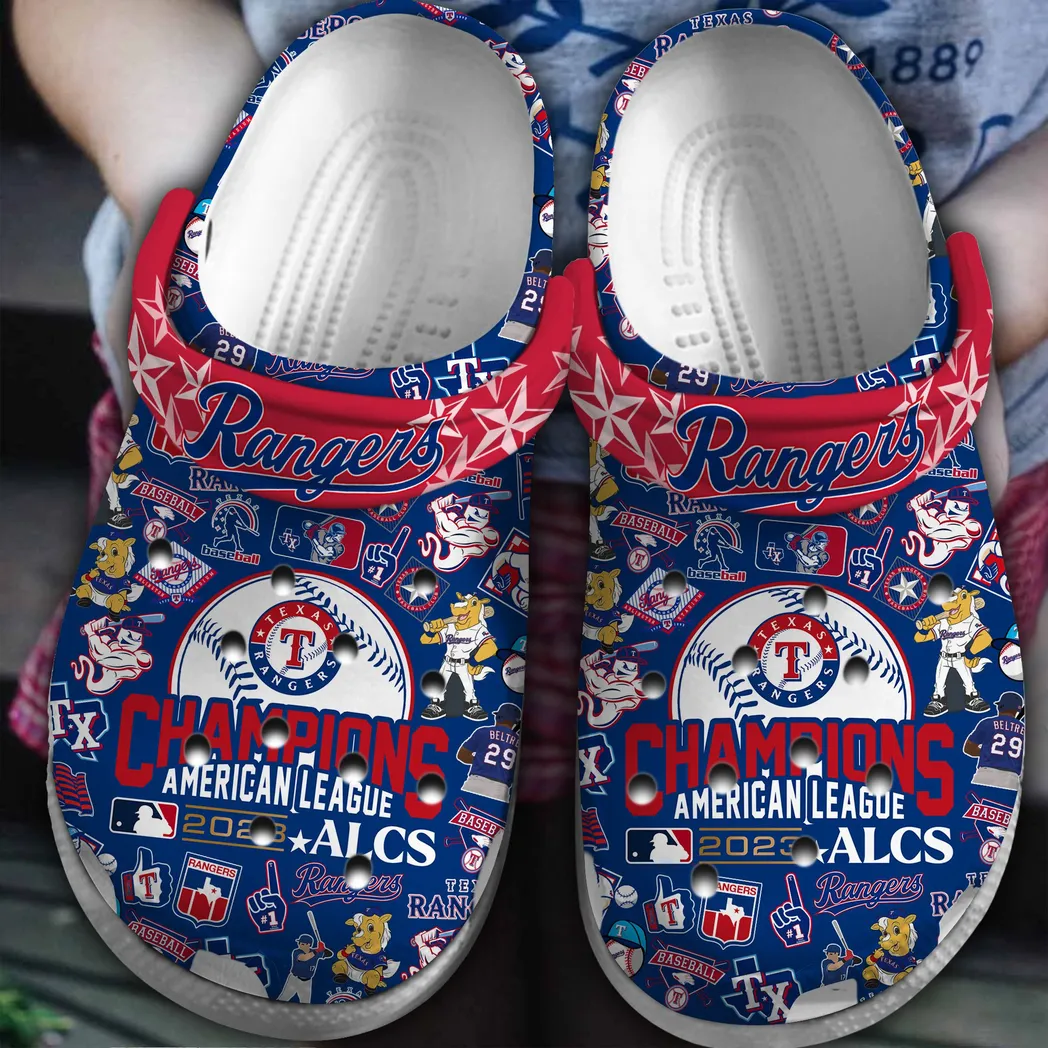 Texas Rangers MLB Crocs Clogs, Texas Rangers Crocs - GNL14615