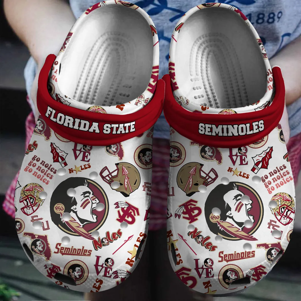 Florida State Seminoles 2025 NCAA Sport Crocs Clogs, Florida State Crocs - GNL14609