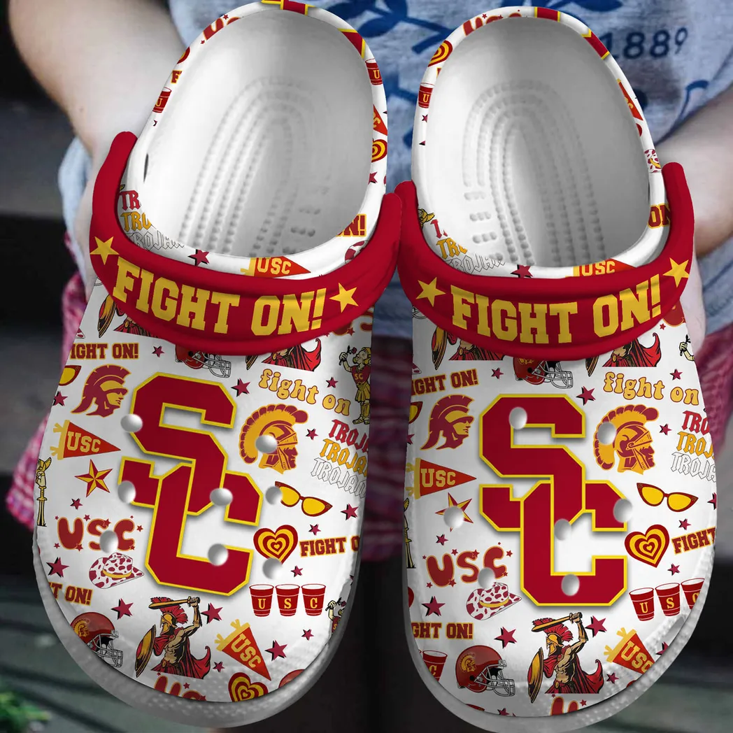 USC Trojans 2025 NCAA Sport Crocs Clogs, USC Trojans Crocs - GNL14632