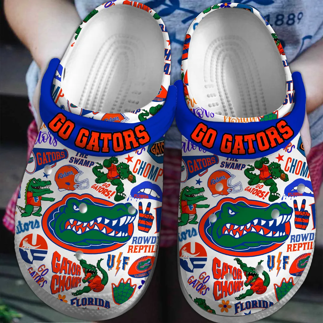 Florida Gators 2025 NCAA Sport Crocs Clogs, Florida Gators Crocs - GNL14635