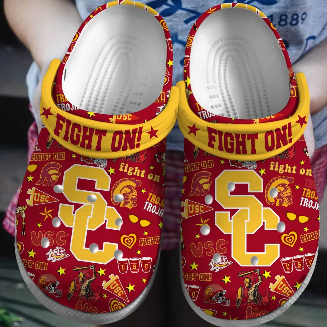 USC Trojans 2025 NCAA Sport Crocs Clogs, USC Trojans Crocs - GNL14643
