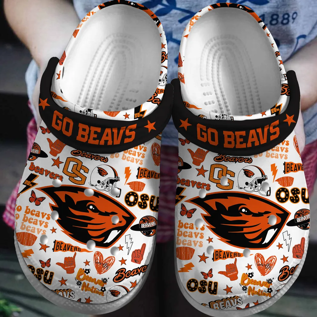 Oregon State Beavers 2025 NCAA Sport Crocs Clogs, Oregon State Crocs - GNL14665