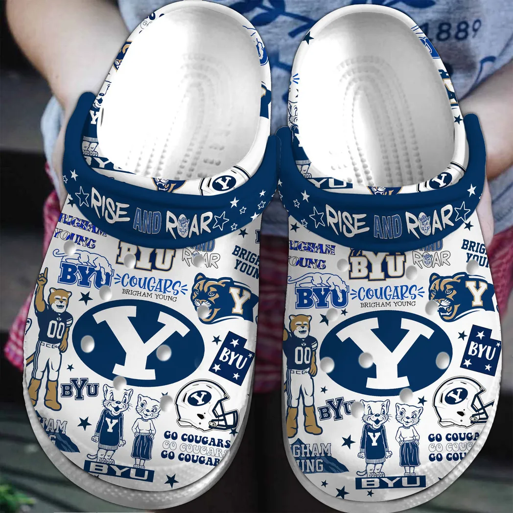 BYU Cougars 2025 NCAA Sport Crocs Clogs, BYU Cougars Crocs