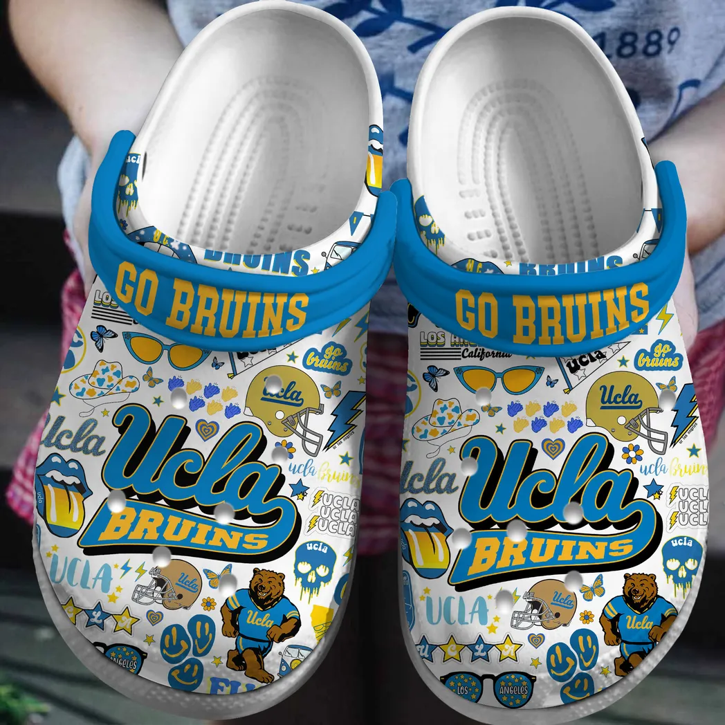 UCLA Bruins 2025 NCAA Sport Crocs Clogs, UCLA Bruins Crocs - GNL14666