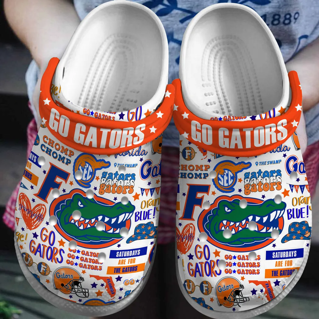 Florida Gators 2025 NCAA Sport Crocs Clogs, Florida Gators Crocs - GNL14673