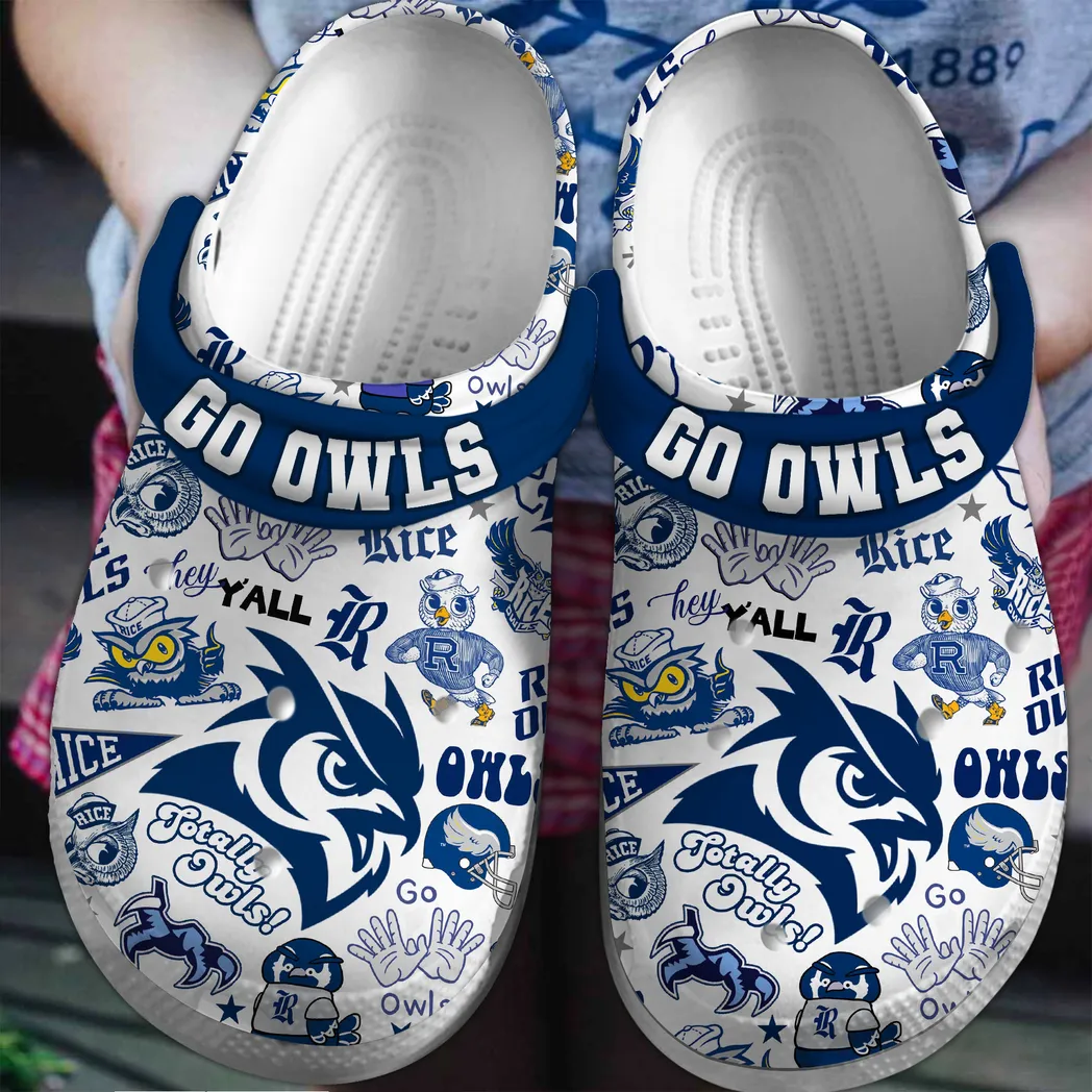 Florida Atlantic Owls 2025 NCAA Sport Crocs Clogs, Florida Atlantic Crocs