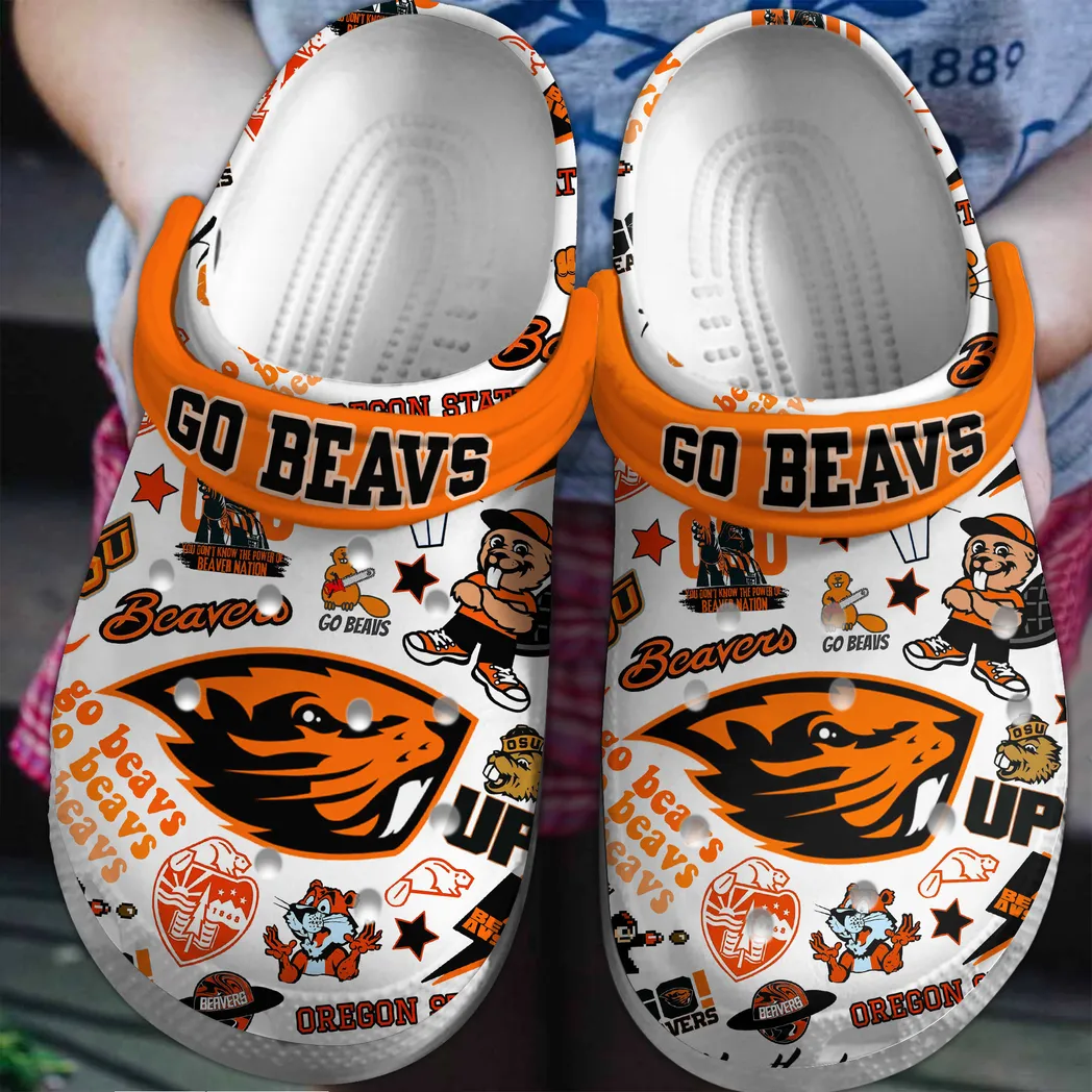 Oregon State Beavers 2025 NCAA Sport Crocs Clogs, Oregon State Crocs - GNL146126