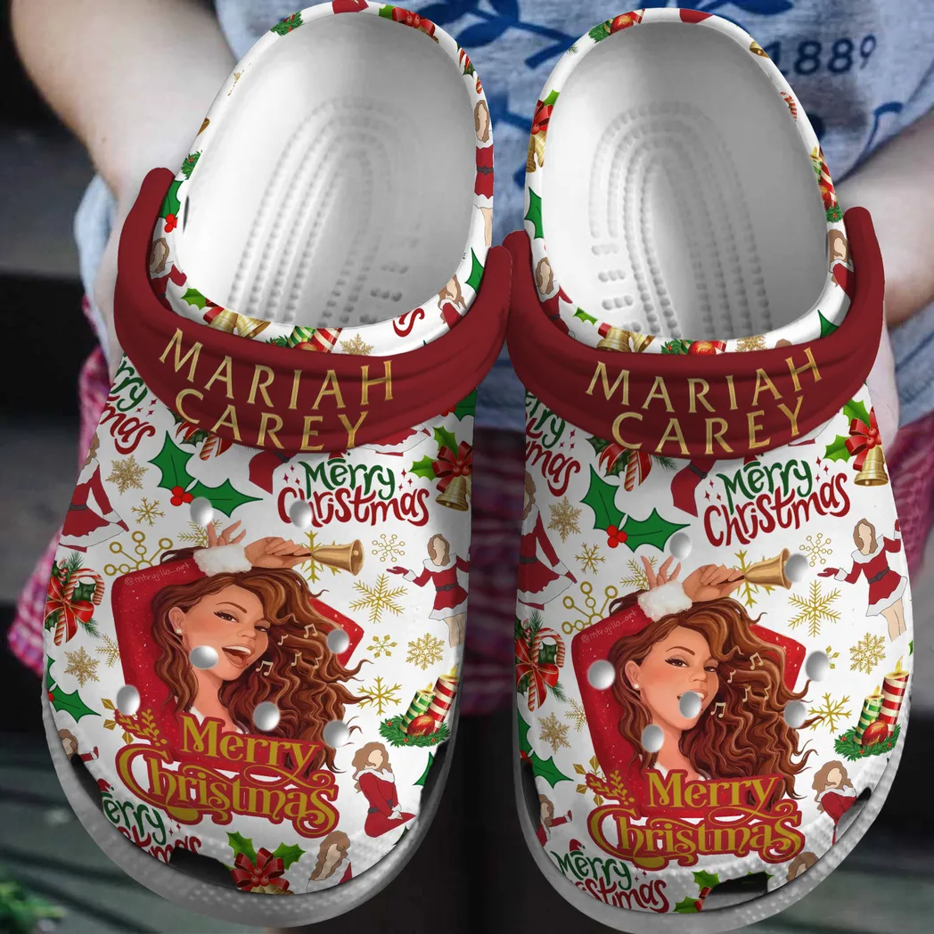 Aretha Franklin Music Christmas Crocs For Men Women