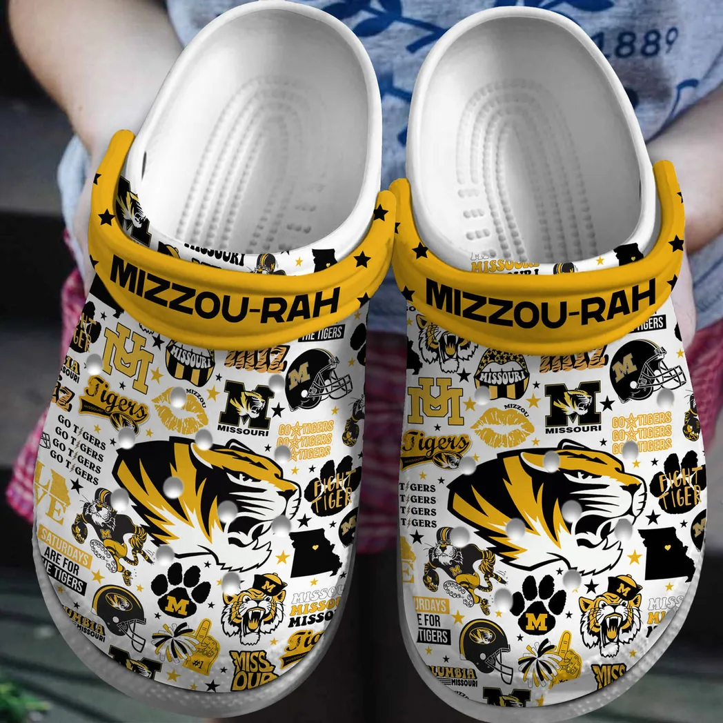 Missouri Tigers 2025 NCAA Sport Crocs Clogs, Missouri Tigers Crocs - GNL146147