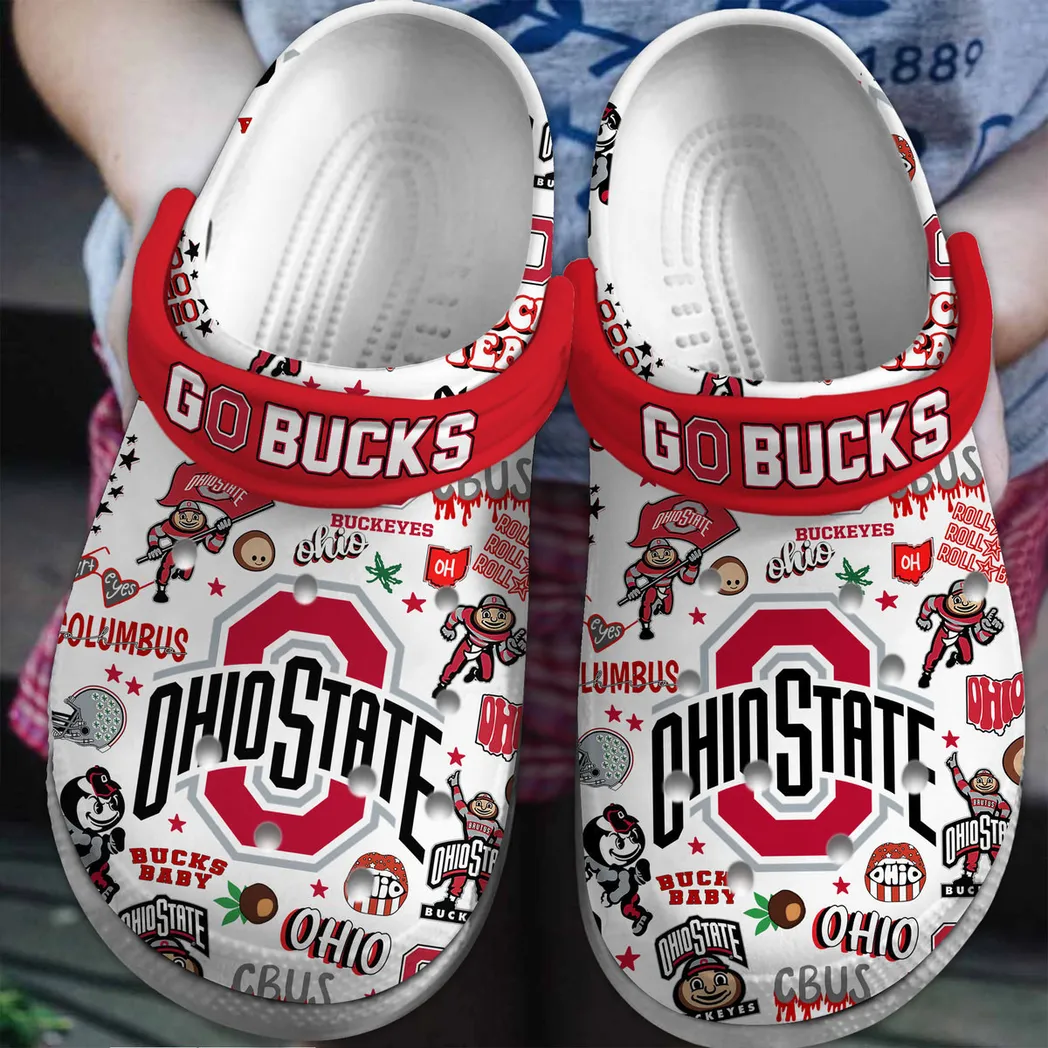 Ohio State Buckeyes 2025 NCAA Sport Crocs Clogs, Ohio State Crocs - GNL146135