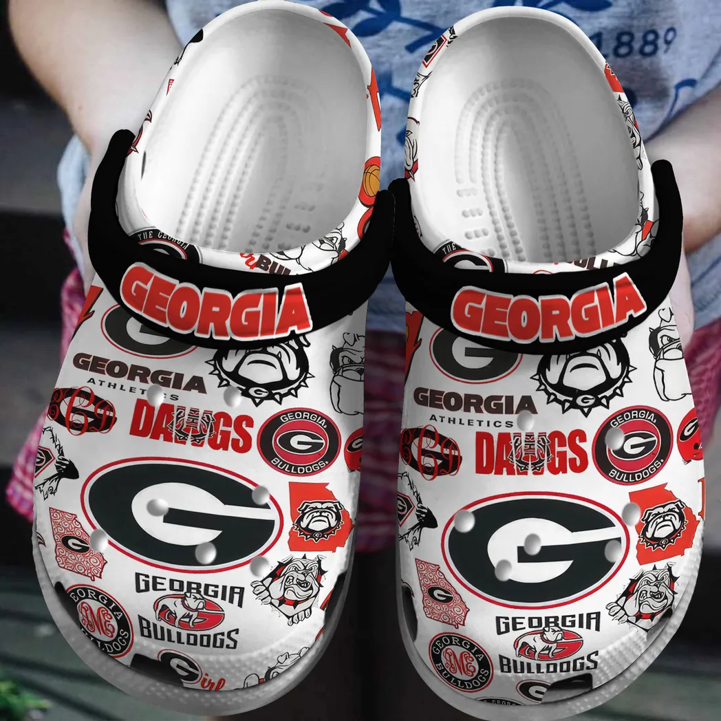 Georgia Bulldogs 2025 NCAA Sport Crocs Clogs, Georgia Bulldogs Crocs - GNL146136