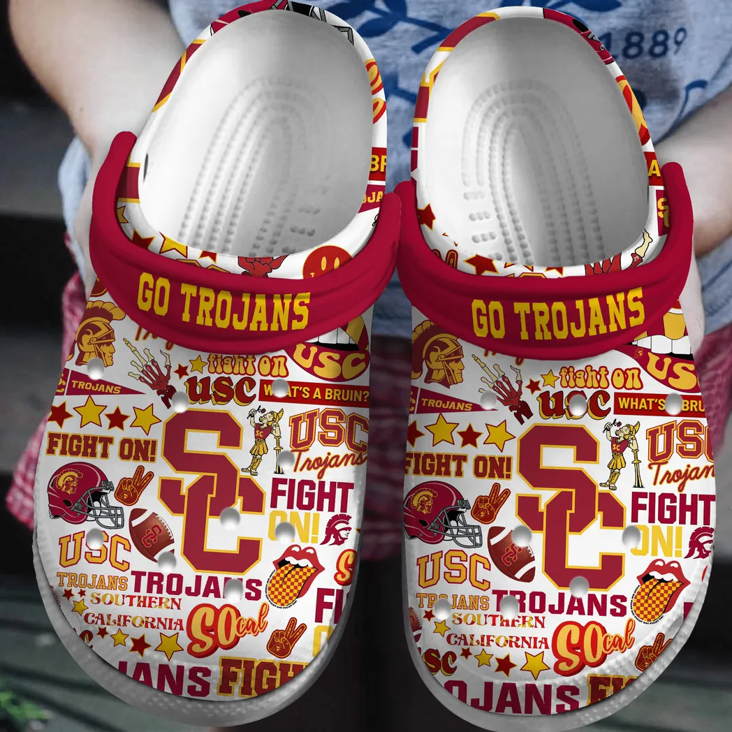 USC Trojans 2025 NCAA Sport Crocs Clogs, USC Trojans Crocs - GNL146191