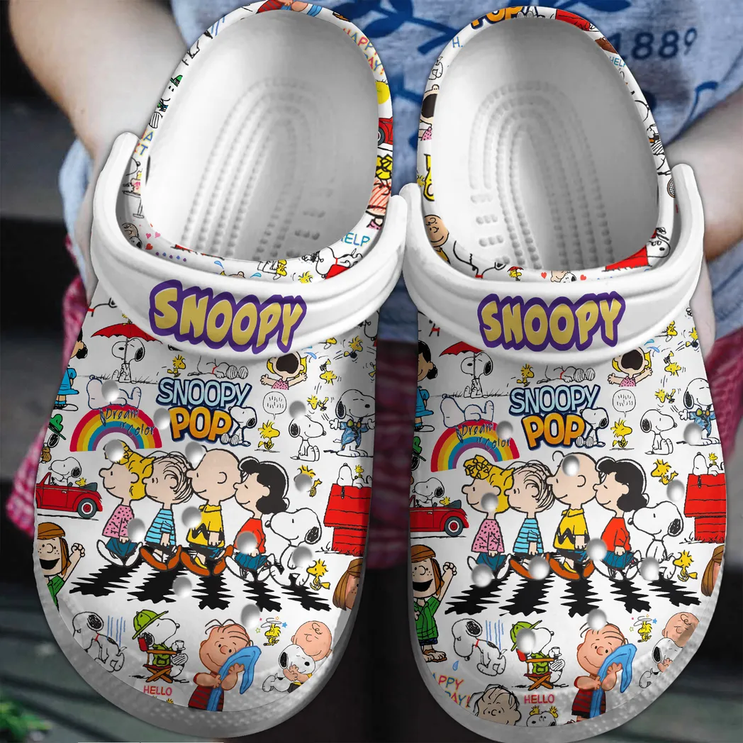 Snoopy Pop Movie Crocs Clogs, Snoopy Pop Crocs - GNL1463675