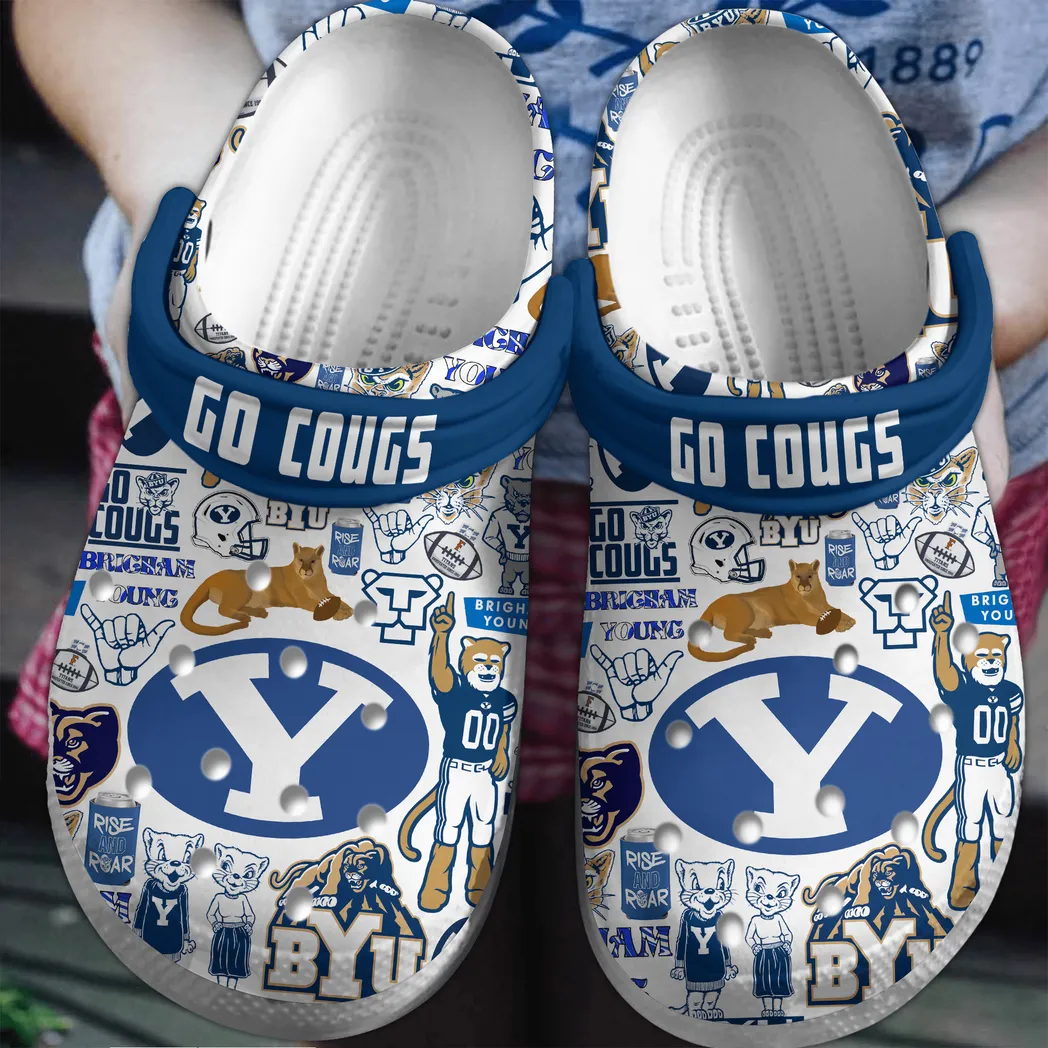 BYU Athletics 2025 NCAA Sport Crocs Clogs, BYU Athletics Crocs